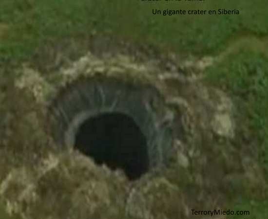 gigante crater en Siberia